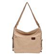 thumbnail image 1 of Bolso Bandolera Pana para Mujer Bolso Mano Casual Bolso Compras (Beige), 1 of 9
