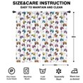 thumbnail image 2 of Blackout Kids Curtains,Monster Cartoon Truck White Pattern Children's Insulated Curtains Set Of 2,Bedroom Essentials,Toddler Room Decor 42"x84", 2 of 5