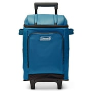 Coleman CHILLER 42-Can Insulated Soft Cooler Bag with Wheels, Ocean