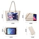 thumbnail image 5 of Bolsos de mano de cuero sintético a la moda para mujer, bolso de hombro, bolso con asa superior, conjunto de 4 Uds., 5 of 5