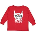 thumbnail image 3 of Inktastic Waiting For My Beard To Grow In Boys Long Sleeve Toddler T-Shirt, 3 of 5