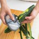 thumbnail image 4 of Rotating Julienne Peeler - Stainless Steel Vegetable Peeler, 4 of 5