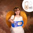 thumbnail image 2 of LEEYNEER Lyre Harp 7 String DIY Wooden Mahogany Lyre Harp with Tuning Extra String Musical Stringed Instrument for Kids and Adults, 2 of 10