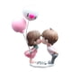 thumbnail image 4 of 2 Pequeñas Figuras De Pareja De Dibujos Animados De Resina Decorativas Con Globo Para Mesa De Beso, 4 of 8
