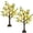 B 2Pcs, variant on HIELLFQ Easter Decoration - Lighted Artificial Tree with Colorful Easter Eggs & Lights, 24 Inch Light up Tree for Table Home Holiday Spring Decor