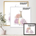 thumbnail image 4 of Designart 'Bouquet of Flowers and Perfume Bottle I' Traditional Framed Canvas Wall Art Print, 4 of 5