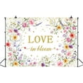 thumbnail image 2 of Love in Bloom Bridal Shower Backdrop Wildflower Wedding Bridal Shower Banner Background Spring Floral Engagement Wedding Bachelorette Party Photo Decor Supplies, 2 of 4