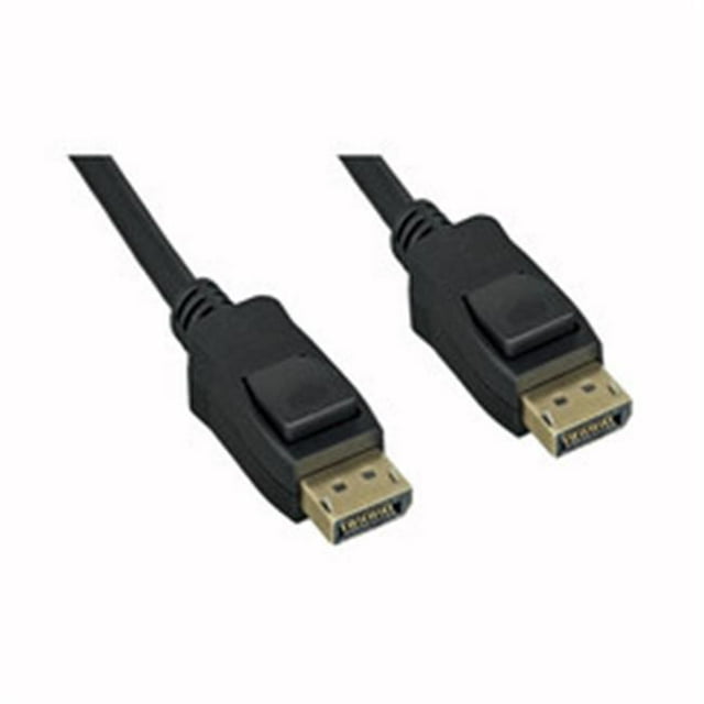 10 ft. DisplayPort 1.4 Video Cable - 32.4 Gbit-S, 8k & 60Hz, Black