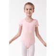 thumbnail image 2 of VINGT ANS Girls Short Sleeve Team Basic Leotard Ballet Dance Gymnastics, 2 of 5