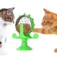 thumbnail image 1 of Cat Treat Dispenser Toy para gato, gatito. Perro, entrenamiento de cachorros no slip dog de alimentos lento alimento automático alimentador lento Verde, 1 of 8
