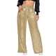 thumbnail image 1 of Gibobby pantalones deportivos Nuevos pantalones de mujer de cintura alta informales de moda de fiesta de lentejuelas, pantalones de pierna ancha Retro para mujer (Dorado, L), 1 of 5