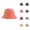 Orange, variant on Beach Bucket Hats for Women - UPF 50+ Wide Brim Unisex Double Side Wear Reversible Bucket Hat Trendy Cotton Twill Canvas Sun Fishing Hat Fashion Cap
