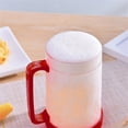 thumbnail image 4 of SUNSIOM Chope de Bière Glacée 450ml, Tasse Colorée à Double Paroi pour Fête BBQ d'Été, 4 of 7