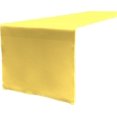 thumbnail image 2 of Table Runner LA, popelina de lino y poliéster, 35 x 275 cm, color amarillo claro, 2 of 3