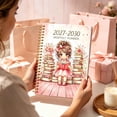 thumbnail image 6 of QISIWOLE 5.8x8.3in Monthly 5 Year Planners and Appointment Book with Monthly Tabs, 5.5 in x 8.3 in, Pink, 6 of 7