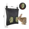 thumbnail image 7 of Rabbit Hay Feeder Bags Guinea Pigs Hay Bag Long Wear Feeder Bag Hanging Feeding Device with 2 Holes for Small Animals Feeding Supply, 7 of 7