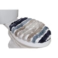 thumbnail image 2 of HOME WEAVERS INC Toilet Lid Cover, Machine Wash Seat Covers, 18x18, Navy, 2 of 9