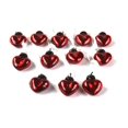 thumbnail image 5 of Adornos BD CRAFTS, minicristal de mercurio, 4 cm, con forma de corazón rojo, 5 of 5
