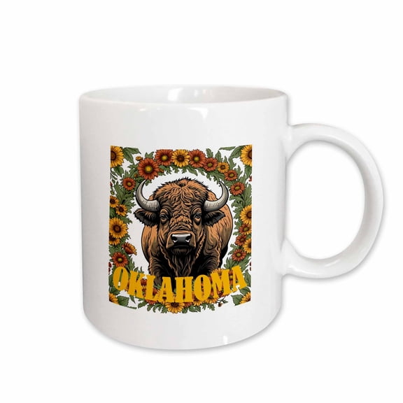 3drose, for the Love of Oklahoma, 15oz Mug