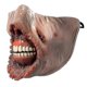 thumbnail image 2 of Horror Half Face Maskque Reusable Latex Masque Halloween Cosplay Costume Props For Festival Party, 2 of 4