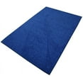 thumbnail image 3 of Furnishmyplace Modern Plush Solid Color Rug - Pet Friendly, Made in USA, Neon Blue Area Rugs 5' x 8' Oval, 3 of 5