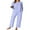 06-Spot Blue, variant on Pajamas for Women Set 2 Piece Lounge Set Long Sleeve Pjs Long Pants Sleepwear with Pockets