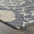 thumbnail image 3 of 5â€™ x 7â€™ Gray Floral Trellis Area Rug, 3 of 5