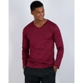 thumbnail image 2 of Real Essentials 4 Pack: Men's Dry Fit Long Sleeve V-Neck Active T-Shirt - Athletic Outdoor UPF 50+ (Available in Big & Tall), 2 of 6