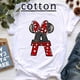 thumbnail image 2 of Ropa de verano de manga corta de Disney para niños, camisetas de algodón con estampado de letras de Minnie Mouse, camisetas de la AZ para niños, camisetas Y2k para niños y niñas, 2 of 5
