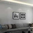 thumbnail image 5 of 1 Roll Non-woven Wallpaper, Non-Adhesive, 393.7*20.866 Inch, Modern Print Embossed Stripe Fashion Wallpaper, Nordic Style Contact Paper For Dining Room, Bedroom, Dining Room, Office, Formaldehyde Fre, 5 of 5
