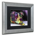 thumbnail image 3 of Trademark Fine Art "Affection" Canvas Art by Dean Russo, Black Matte, Silver Frame, 3 of 4