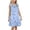 P-Blue, variant on WhouRiu Girls Summer Fashion Graphic Dresses Sleeveless Square Neck Ruffle Dress Kids Comfortable Cute Party Nightgown,11-12 Years