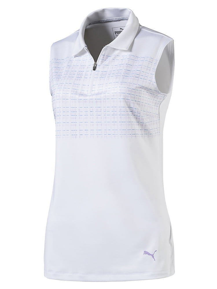 puma women's sleeveless golf shirts