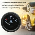 thumbnail image 3 of Aumotop Car Instrument,Fuel Level Meter With Led Pointer 12v Car Level Pointer 12v Car Fuel Tank 12v Car Fuel With Led Rim Tank Meter With 2'' 52mm Fuel Mewmewcat Rusuo Car Eryue 2'' Eryue Car 2'', 3 of 6