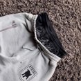 thumbnail image 3 of Double Waist Embroidered Street Folding Couple Sweatpants - Gray, 3 of 4