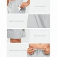 thumbnail image 5 of NORTHYARD Men's 7" Running Athletic Shorts with Zipper Pockets Workout Short, Sizes S-2XL, 5 of 8