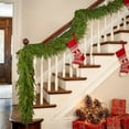 thumbnail image 4 of JOYOOSS Christmas Garland Norfolk Pine Faux Greenery Cedar Real Touch Indoor Outdoor Decorations 9 Ft, 4 of 8