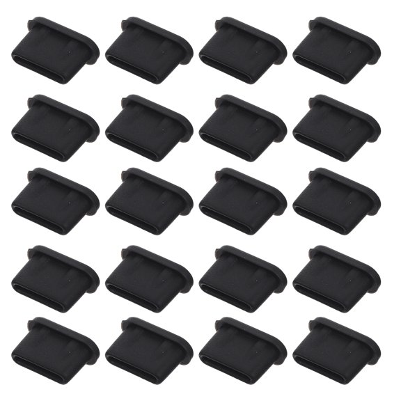 CIMAXIC Usb C Plugs Cover USB3.1 Type-C Dust Plug 30Pcs