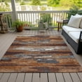 thumbnail image 6 of Addison Rugs Chantille Indoor/Outdoor Transitional Geometric, Abstract Copper Washable Rectangle Rug, 2'6" x 3'10", 6 of 6