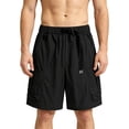thumbnail image 2 of Ceisia Mens Belted Multi Pocket Cargo Shorts Drawstring Waist Tactical Shorts for Men Outdoor Black XL Gifts for Father, 2 of 6