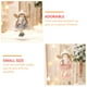 thumbnail image 3 of ColoMX 3 piezas decorativas decorativas decoraciones de ángel muñecas tienda ventana colgantes fotos de fotos, 3 of 7