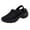 Black, variant on Slip on Sneaker Open Back Shoes Comfort Walking Shoes Breathable Slippers