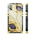thumbnail image 3 of FKBRCL4U Compatible with Samsung Galaxy S20 Case, Sunflower Diamonds Leather Luxury Golden Decoration for Girl Women Soft TPU Shockproof Protective Hard PC Back, 3 of 7