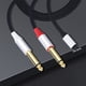 thumbnail image 5 of DQrwqpou Cable Audio A Doble 6 35 Mm Cable Adaptador 1/4 Pulg. Divisor en Y (para Lightning 3M), 5 of 9