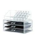 thumbnail image 2 of Clear Acrylic Cosmetic Organizers, 2 of 2