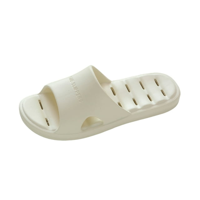 Fsqjgq Fashionable Slippers Flat Bottom Comfortable Bathroom Home Slippers Fashionable Non Slip Sandals