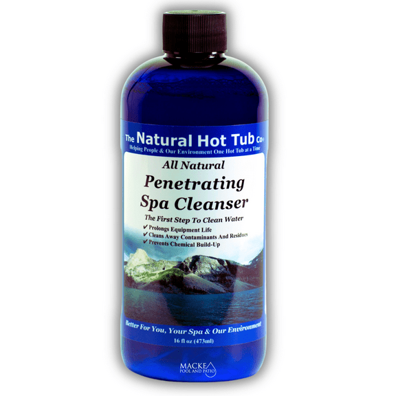 The Natural Hot Tub Company Penetrating Spa Cleanser 16 Ounce Bottle