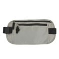 thumbnail image 2 of Riñonera Plana Profesional Gris, 28 Cm - Con Protección RFID - Cartera De Viaje Para Mujer Y Hombre - Bolsa De Senderismo - Para Llaves Del Coche, Tarjetas De Crédito, 2 of 5