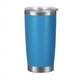 thumbnail image 1 of Taza de acero inoxidable rociada con plástico de 20 oz para automóvil, taza de cerveza para mantener el frío al vacío, taza de helado portátil para automóvil, 1 of 6