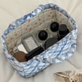 thumbnail image 4 of Yucurem Boho Quilted Fabric Storage Baskets for Organizing, Foldable Floral Laundry Hamper for Toys, Books, Towels, and Clothes, 8.86"x5.12"x4.72", 4 of 6